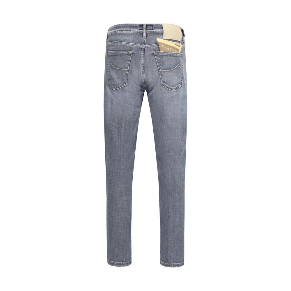 Jeans Jacob Cohen Niebieskie, Slim Fit, Bawełniane