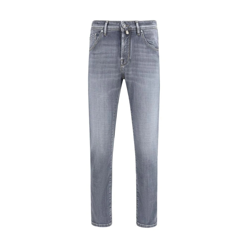 Jeans Jacob Cohen Niebieskie, Slim Fit, Bawełniane