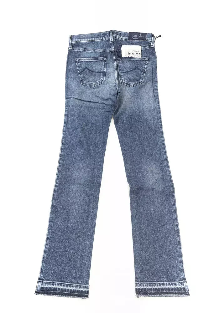 Jacob Cohen Blue Cotton Women Jeans - Jeans