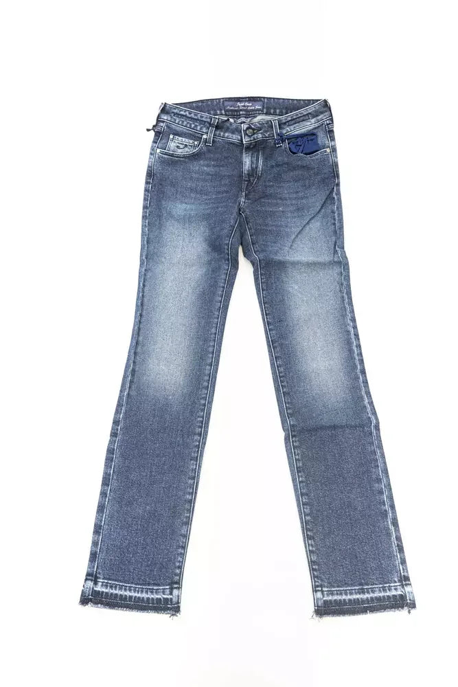 Jacob Cohen Blue Cotton Women Jeans - Jeans
