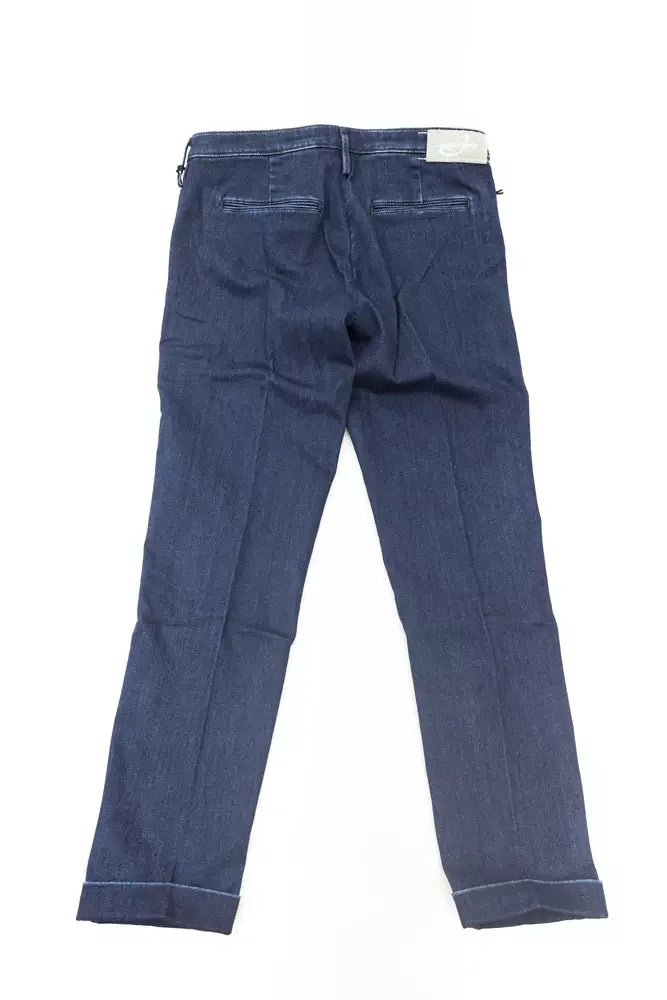 Jacob Cohen Blue Cotton Women Jeans - Jeans