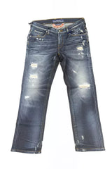 Jacob Cohen Blue Cotton Women Jeans - Apparel & Accessories