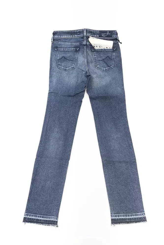 Jacob Cohen Blue Cotton Women Jeans - W31
