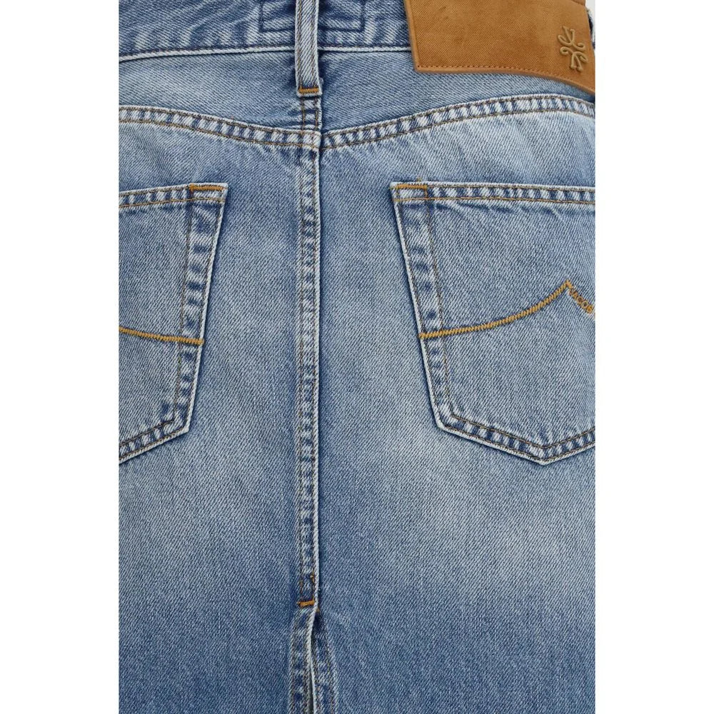 Jacob Cohen Blue Denim Skirt - IT44 | L
