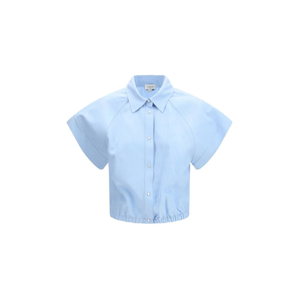 Jacob Cohen Blue Viscose Shortsleeve Shirt