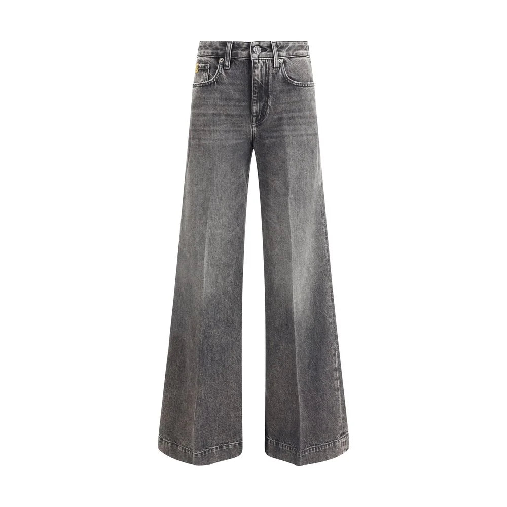 Jacob Cohen Gray Cotton Relaxed Fit Jeans - 26