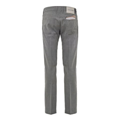 Jacob Cohen Gray Wool Pant - W32 - Trousers