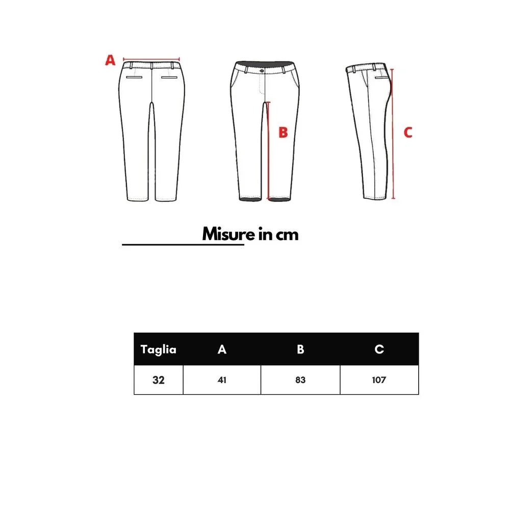 Jacob Cohen Gray Wool Pant - W32 - Trousers