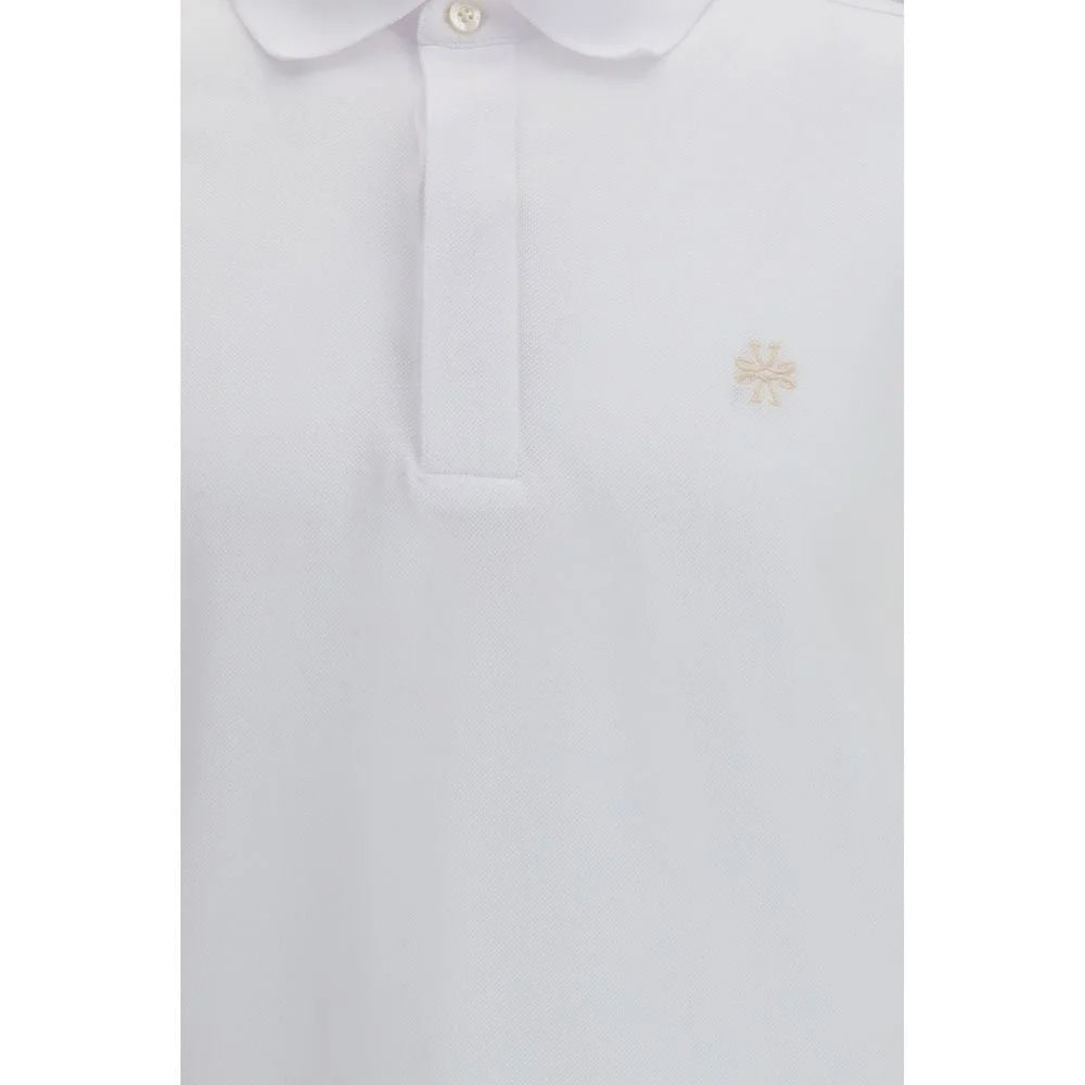 Jacob Cohen White Cotton Polo Shirt