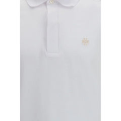 Jacob Cohen White Cotton Polo Shirt