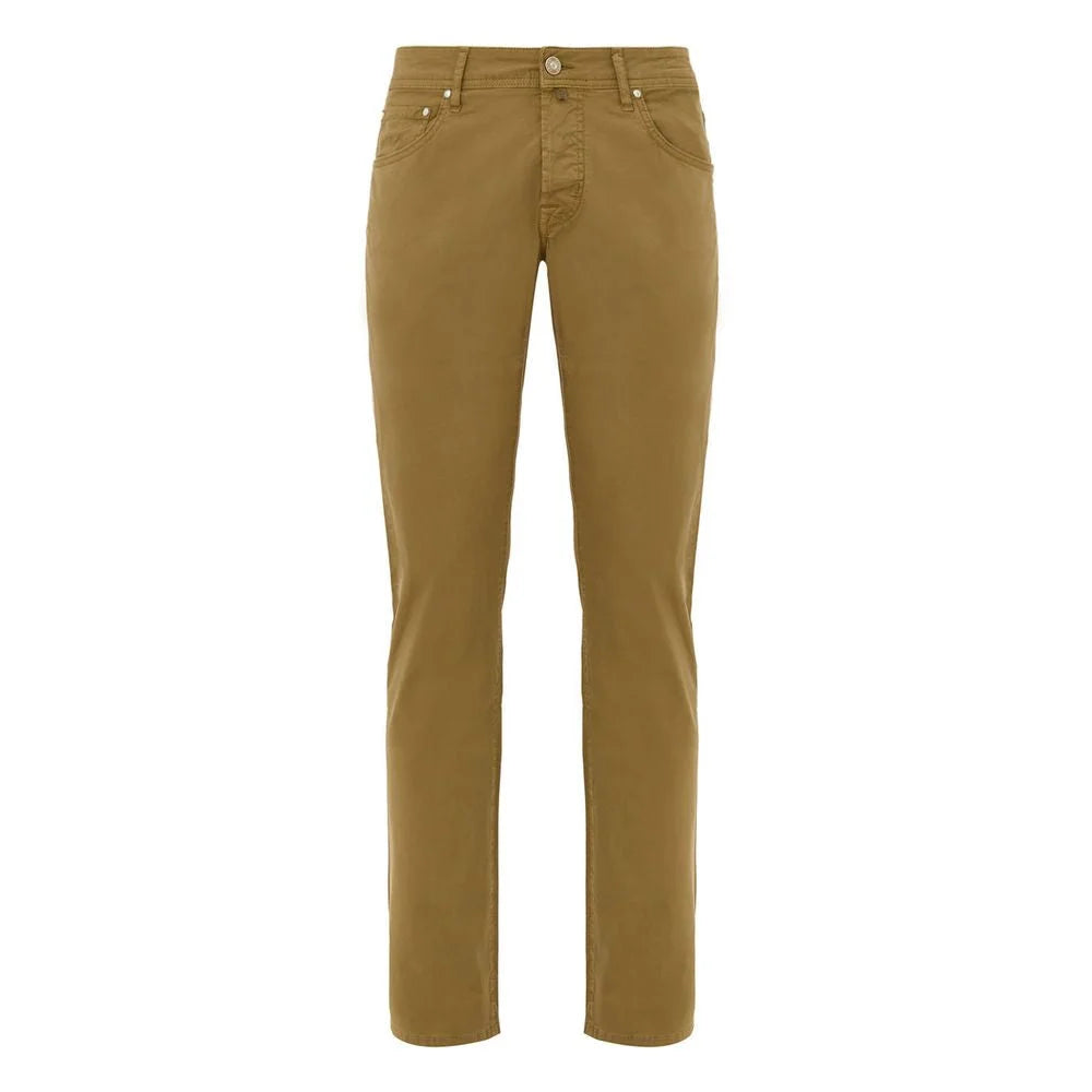 Jacob Cohen Yellow Cotton Skinny Pant - W30