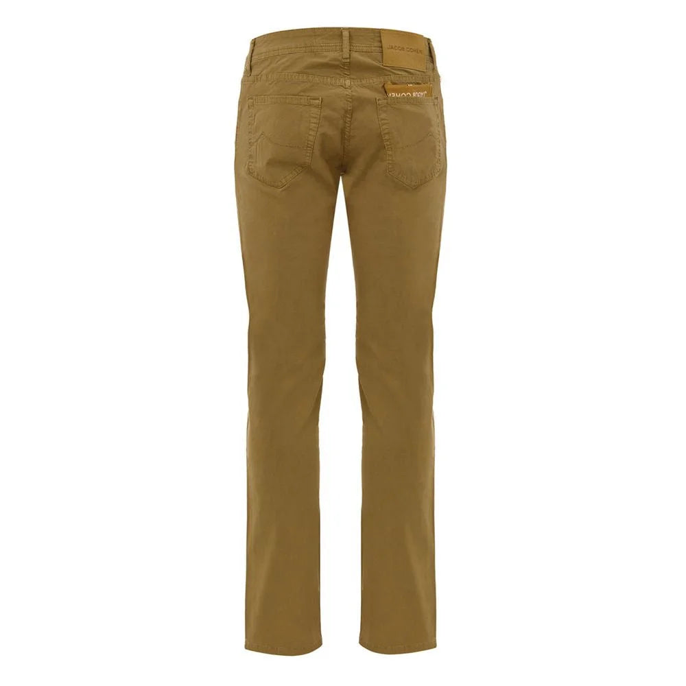 Jacob Cohen Yellow Cotton Skinny Pant - W30
