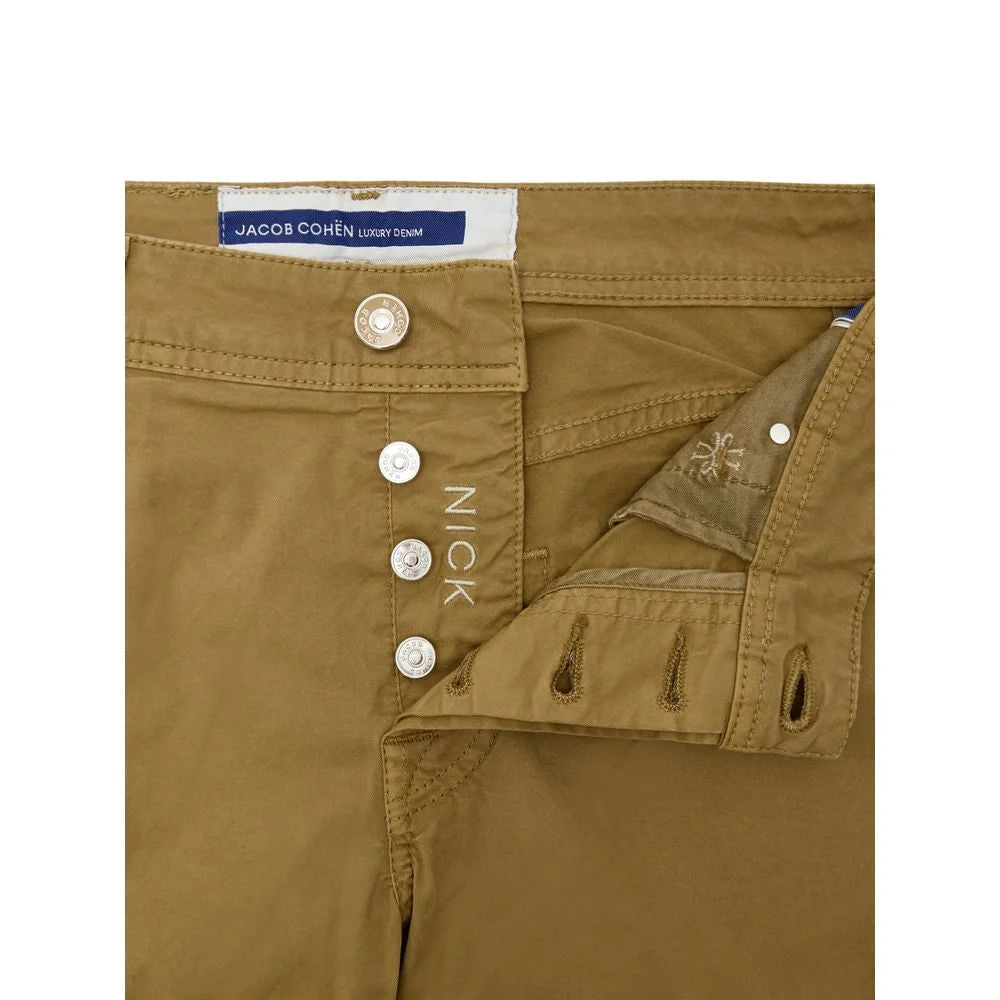 Jacob Cohen Yellow Cotton Skinny Pant - W30