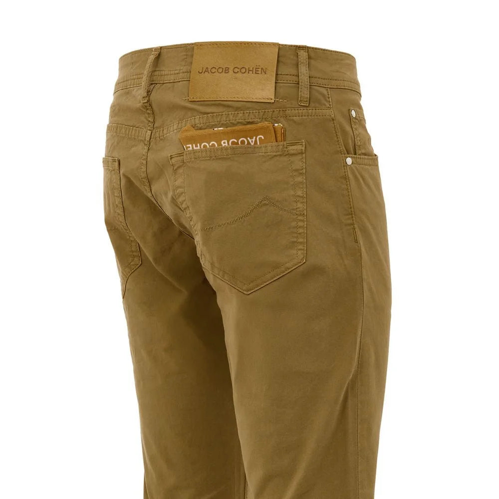 Jacob Cohen Yellow Cotton Skinny Pant - W30