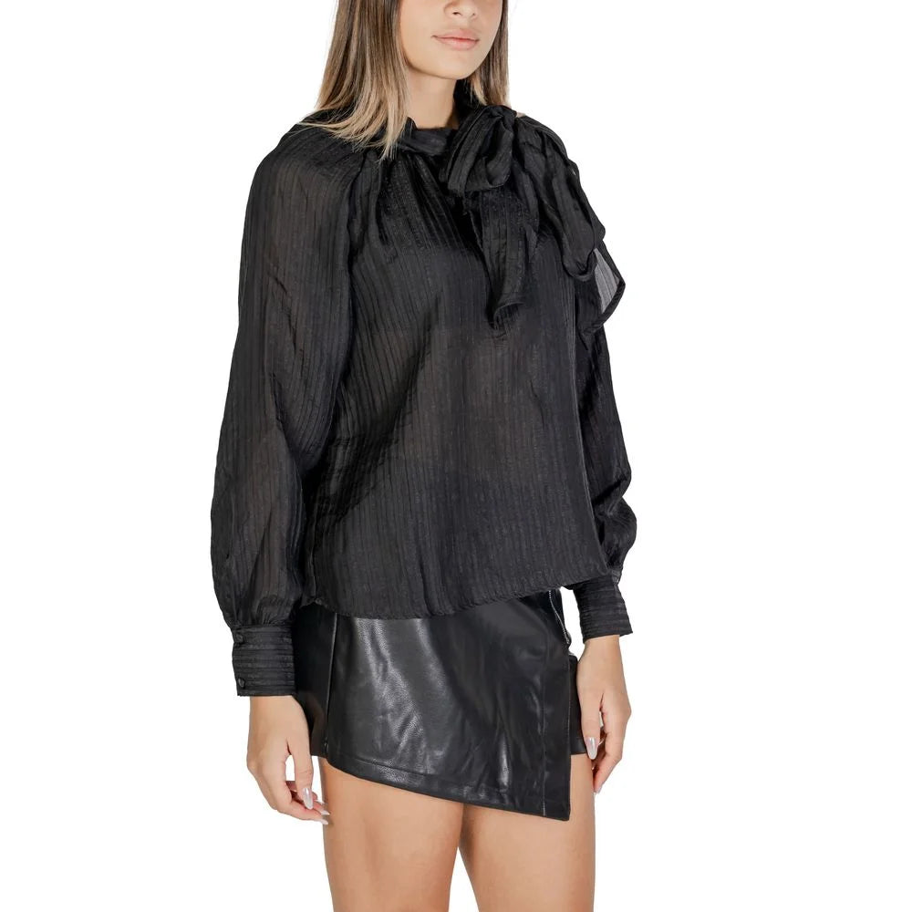 Jacqueline De Yong Black Polyester Blouse - IT40|S - Blouses
