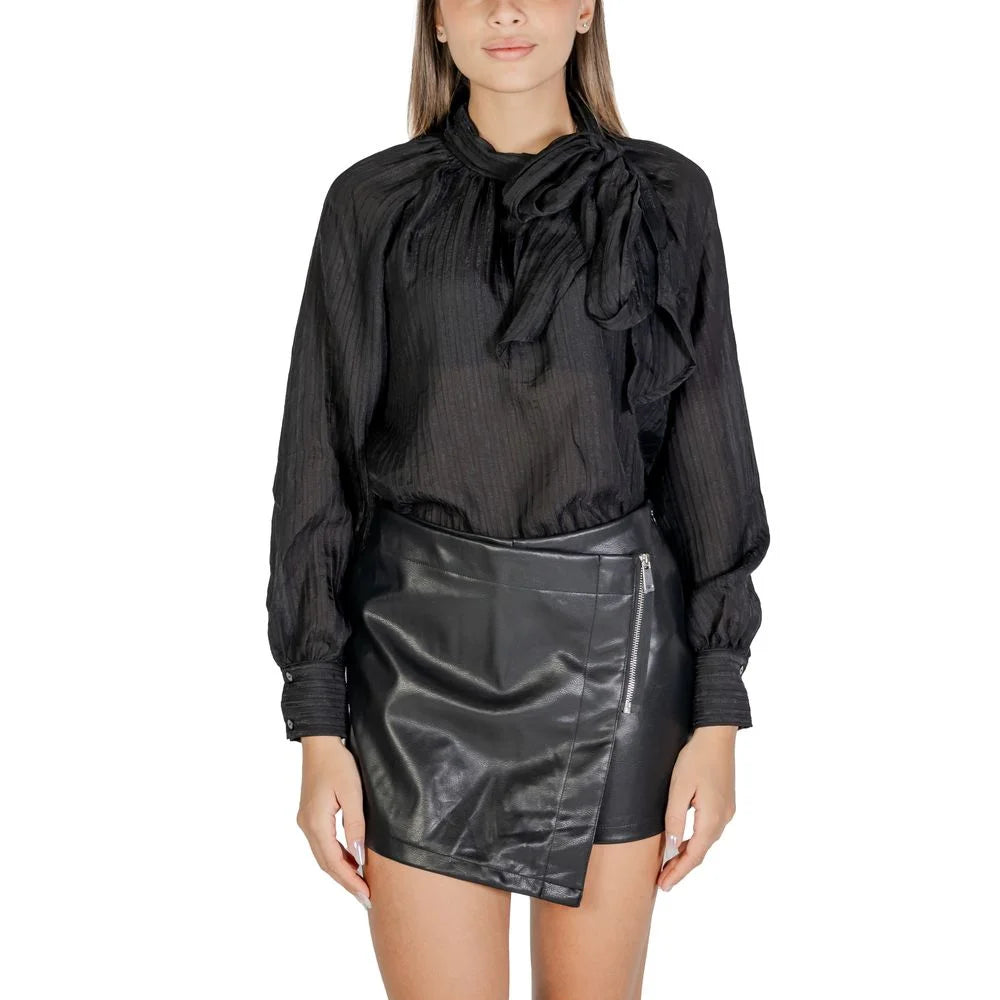 Jacqueline De Yong Black Polyester Blouse - IT40|S - Blouses