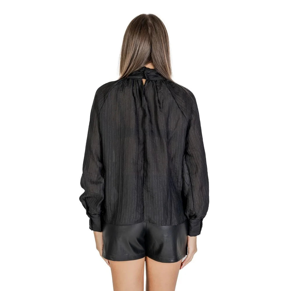 Jacqueline De Yong Black Polyester Blouse - IT40|S - Blouses