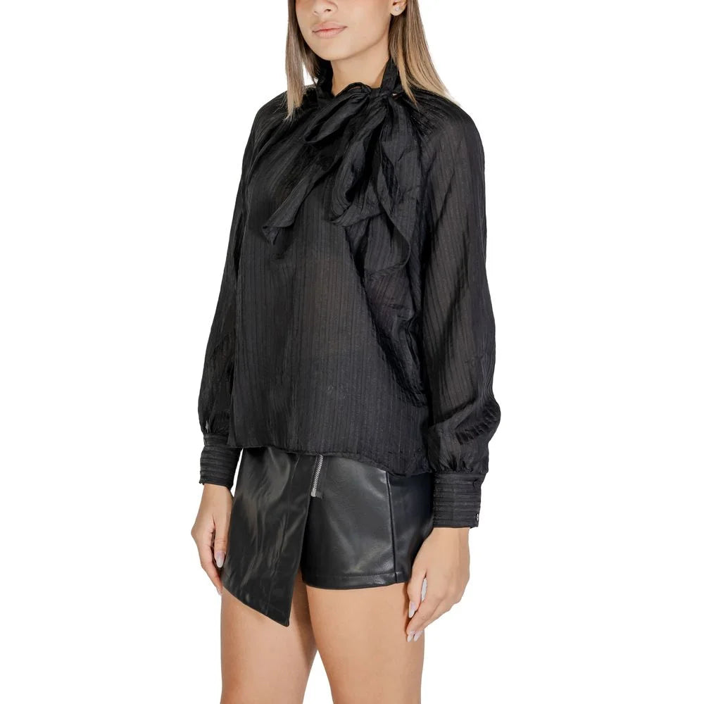 Jacqueline De Yong Black Polyester Blouse - IT40|S - Blouses