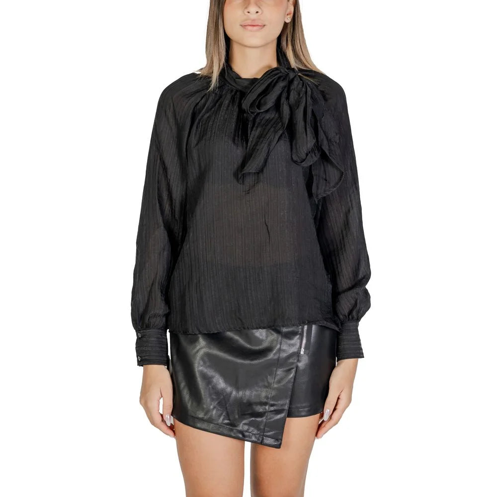 Jacqueline De Yong Black Polyester Blouse - IT40|S - Blouses