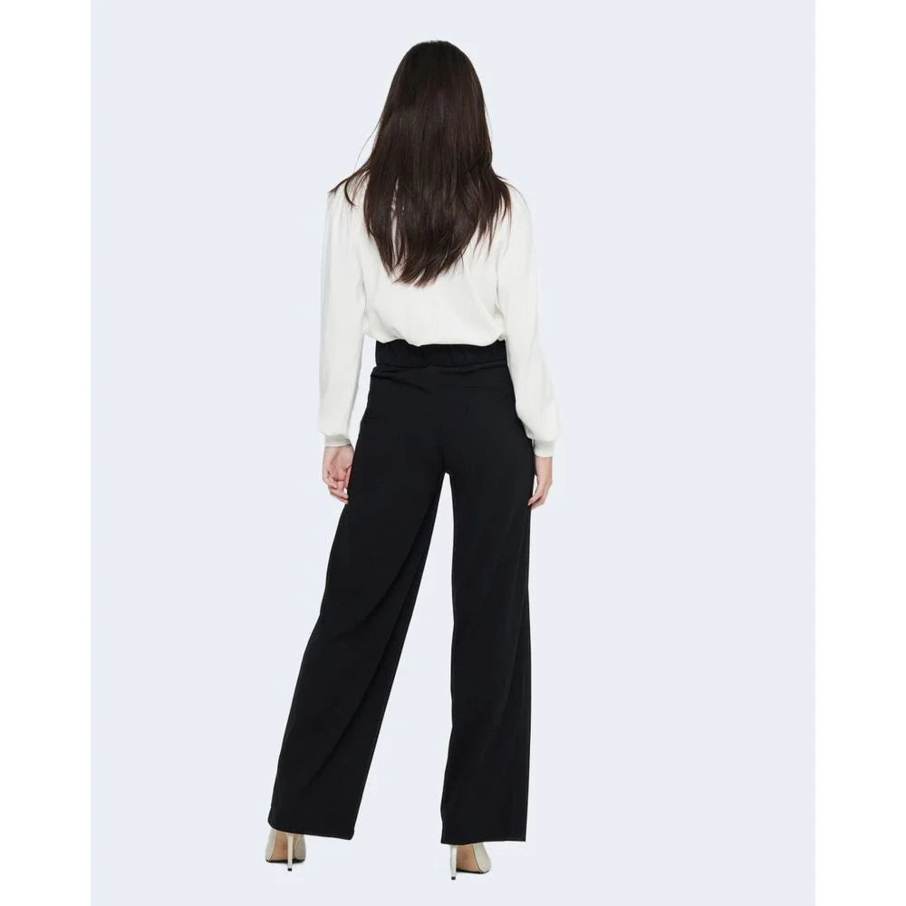 Jacqueline De Yong Black Polyester Pant