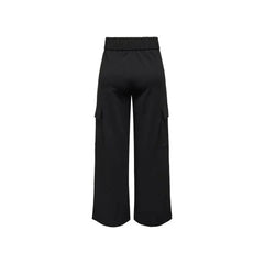 Jacqueline De Yong Black Polyester Pant - Joggers