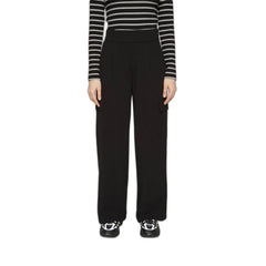 Jacqueline De Yong Black Polyester Pant - Joggers
