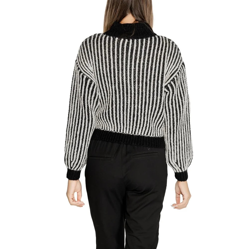 Jacqueline De Yong Black Polyester Sweater - XL - Sweaters