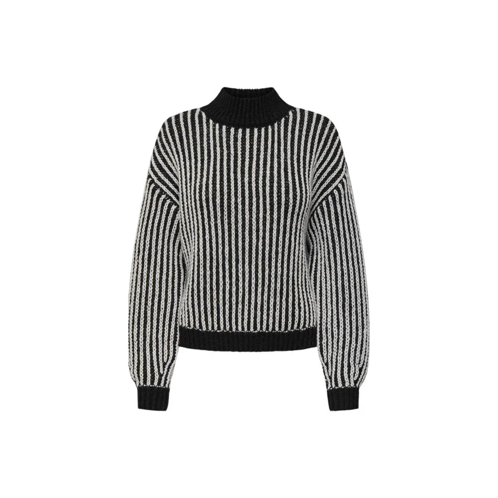 Jacqueline De Yong Black Polyester Sweater - XL - Sweaters