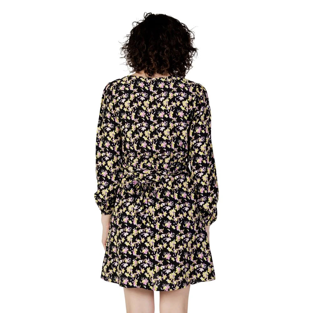 Jacqueline De Yong Black Viscose Short - Dresses