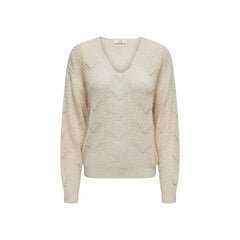 Jacqueline De Yong Cream Marabou Sweater - IT38|XS - Sweaters
