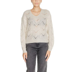 Jacqueline De Yong Cream Marabou Sweater - IT38|XS - Sweaters