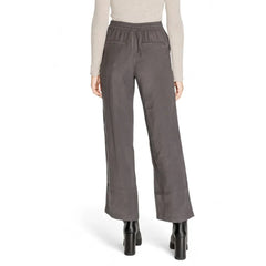 Jacqueline De Yong Gray Viscose Pant - L/32 - Trousers