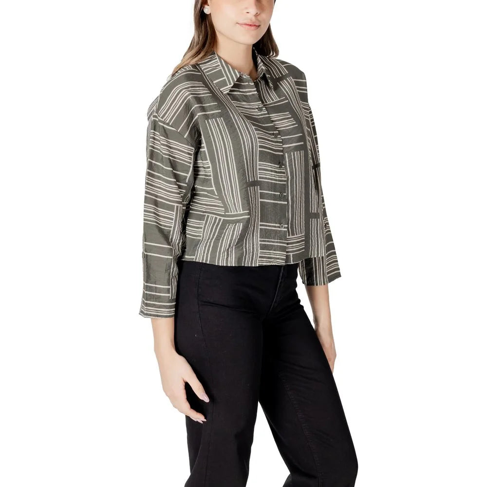 Jacqueline De Yong Green Viscose Shirt - Shirts