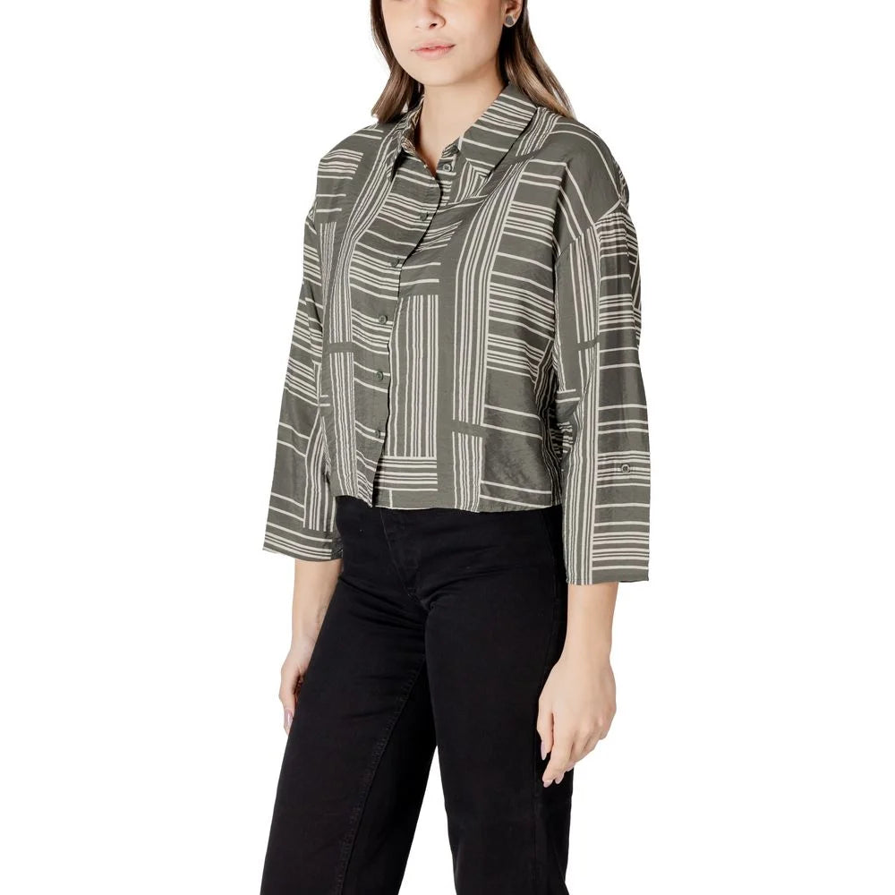Jacqueline De Yong Green Viscose Shirt - Shirts