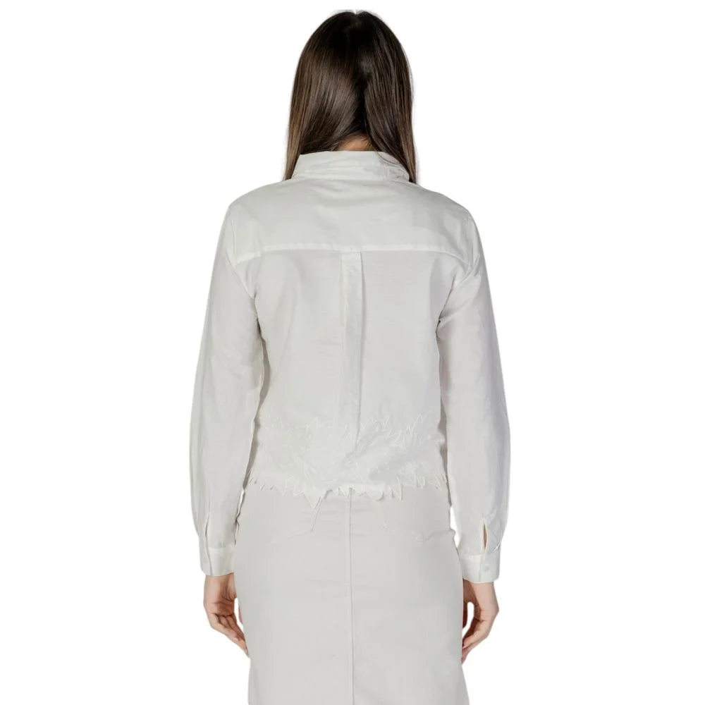 Jacqueline De Yong White Cotton Shirt - Shirts