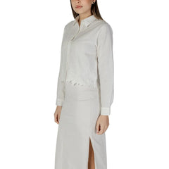 Jacqueline De Yong White Cotton Shirt - Shirts