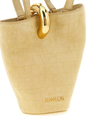 Jacquemus Beige Calfskin Handbag