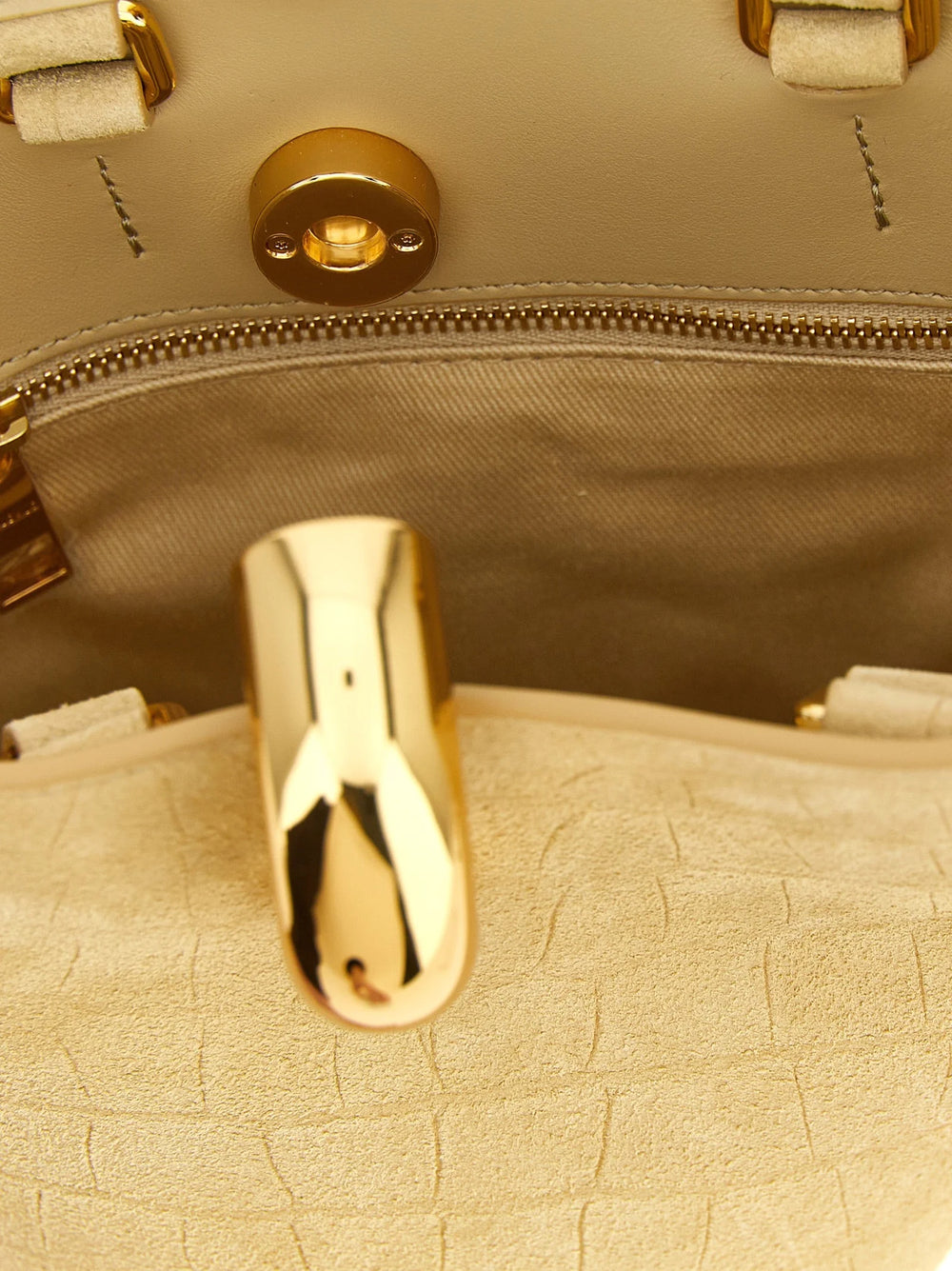 Jacquemus Beige Calfskin Handbag
