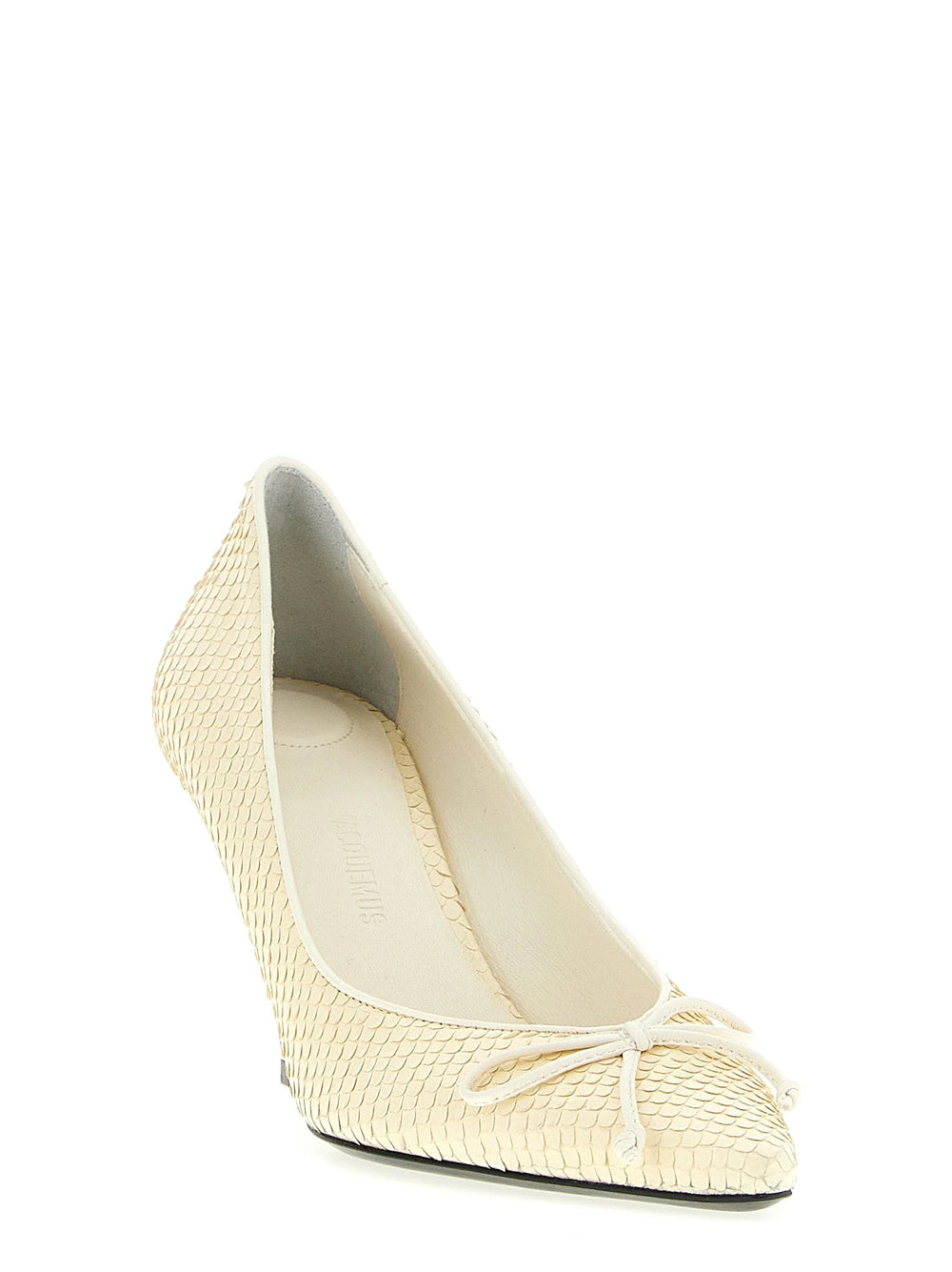 Jacquemus Beige Calfskin High Heel Pumps - EU37/US7