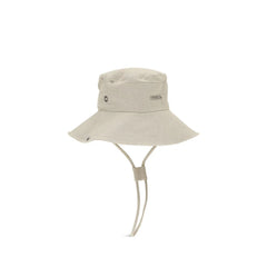 Jacquemus Beige Cotton Bucket Hat - 58 cm|M