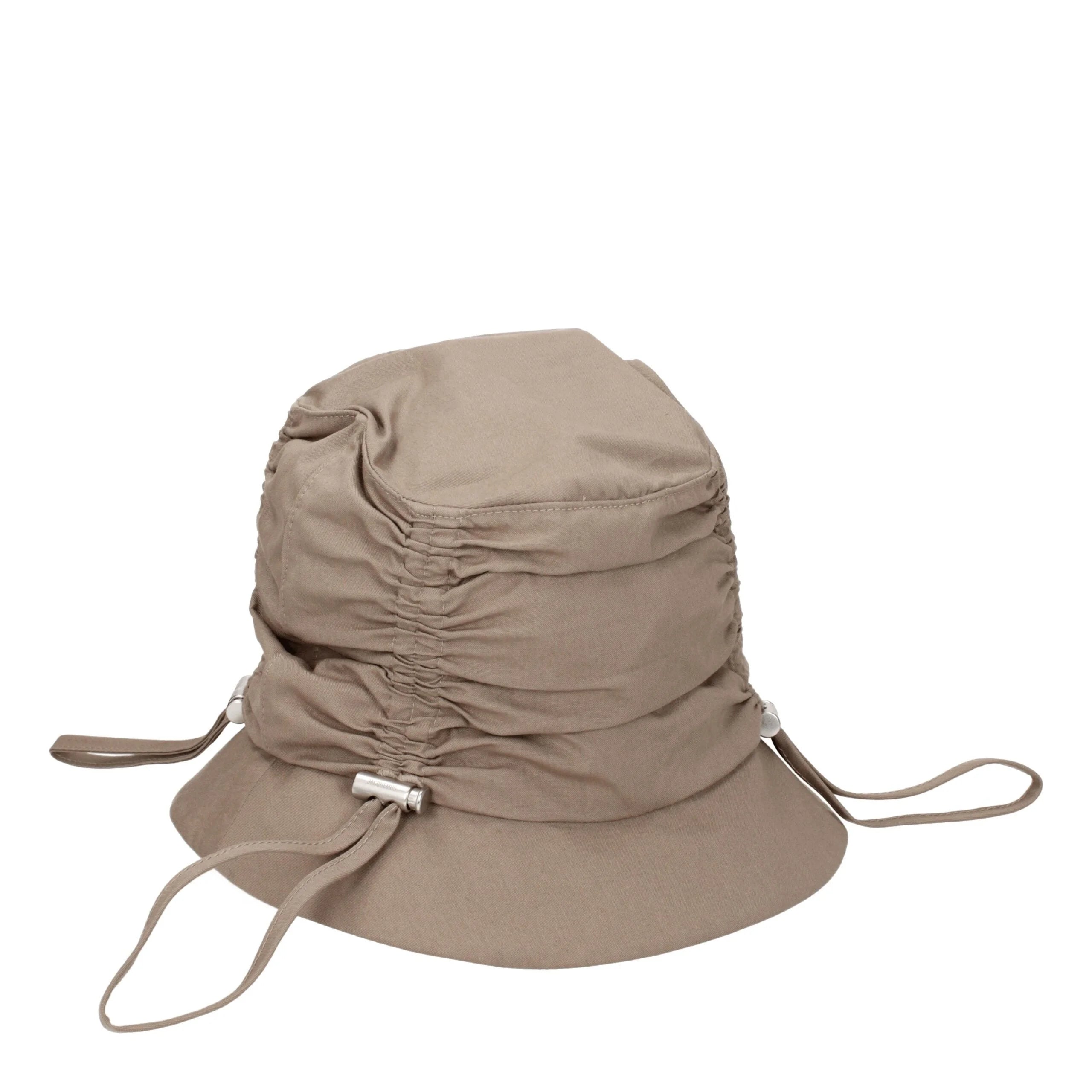 Jacquemus Beige Cotton Bucket Hats