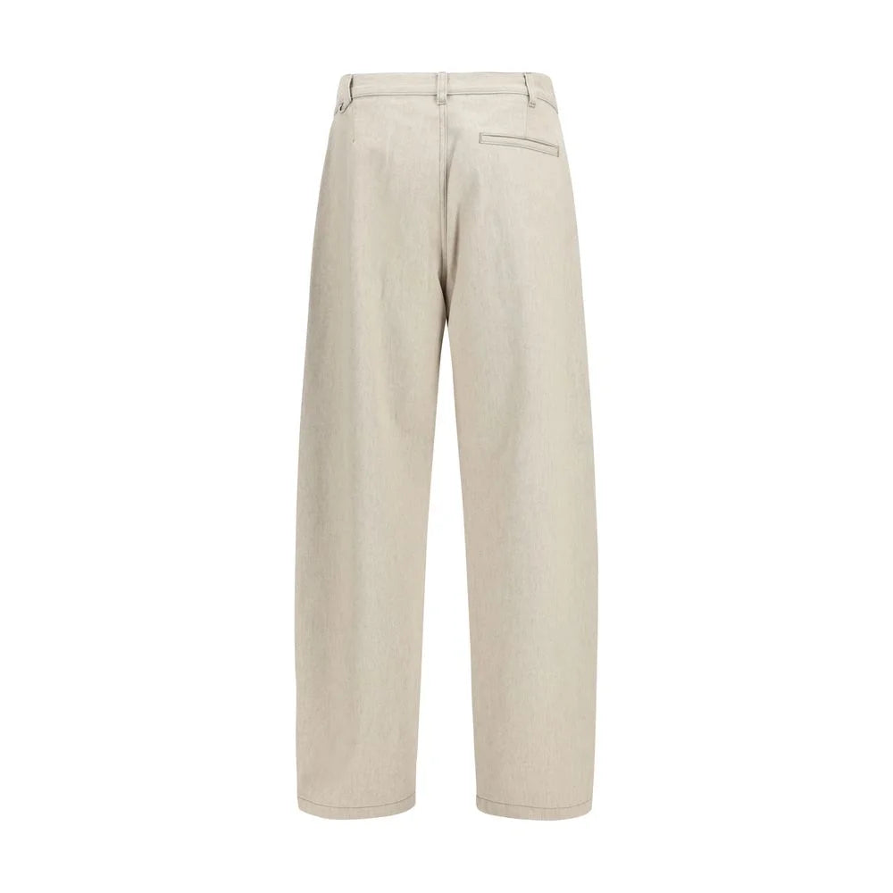 Jacquemus Beige Cotton Casual Pants - W30