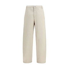 Jacquemus Beige Cotton Casual Pants - W30