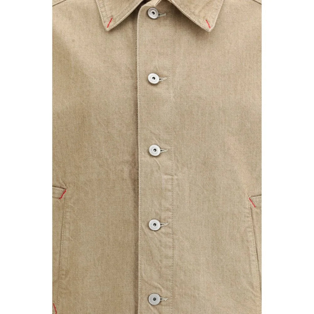 Jacquemus Beige Cotton Denim Jacket - IT50 | L