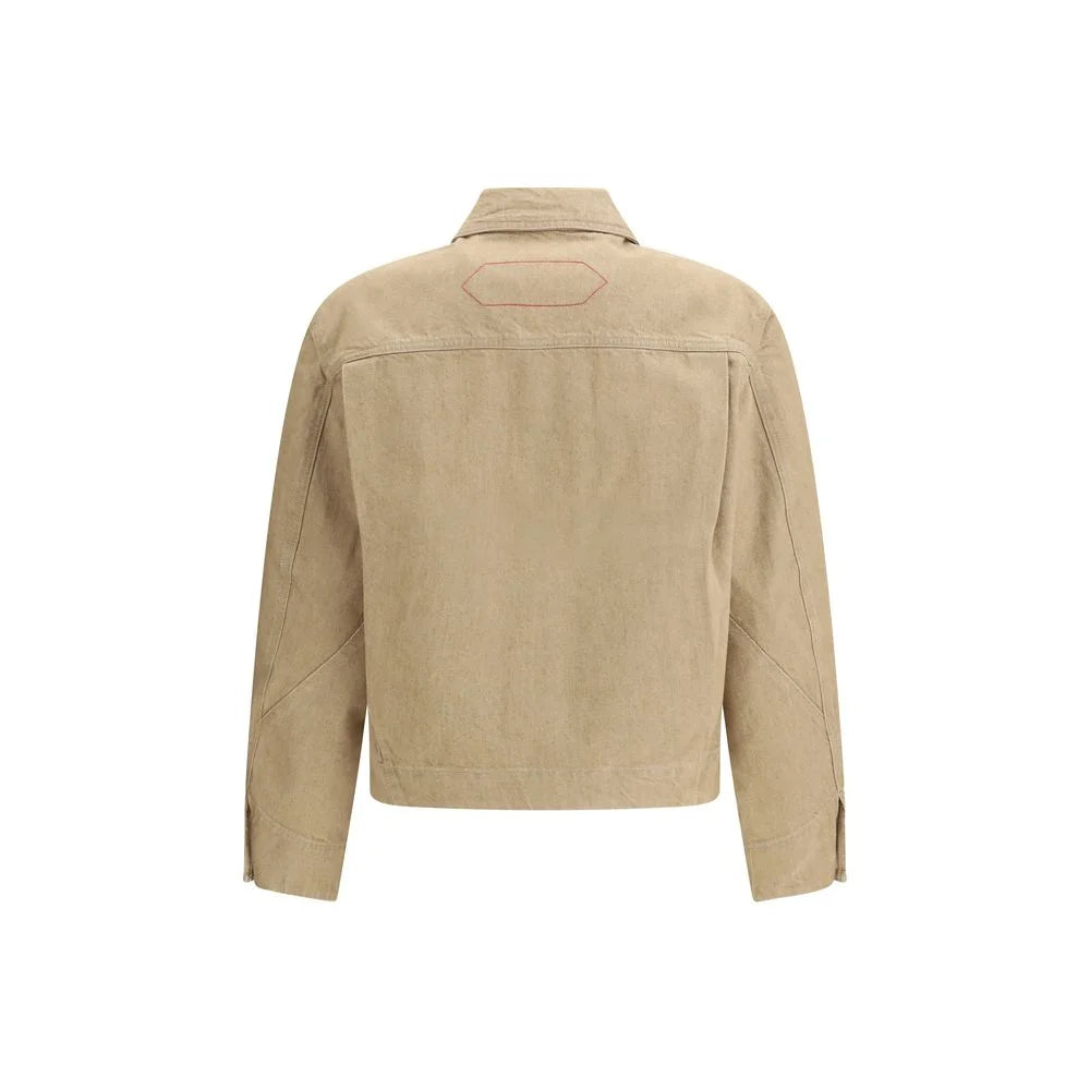 Jacquemus Beige Cotton Denim Jacket - IT50 | L