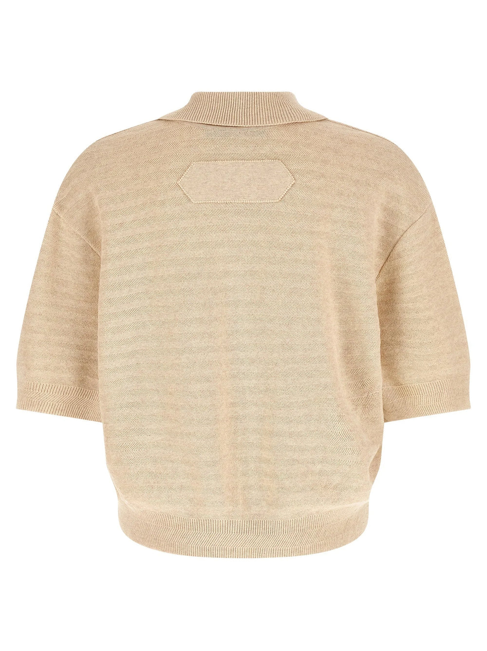 Jacquemus Beige Cotton Polo Shirt - L