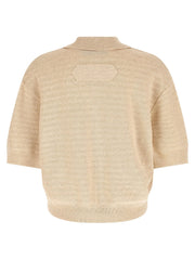 Jacquemus Beige Cotton Polo Shirt - L