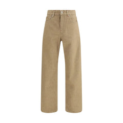 Jacquemus Beige Cotton Straight-Leg Jeans