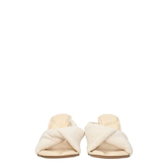 Jacquemus Beige Fabric Stiletto Heels Sandals - EU36/US6
