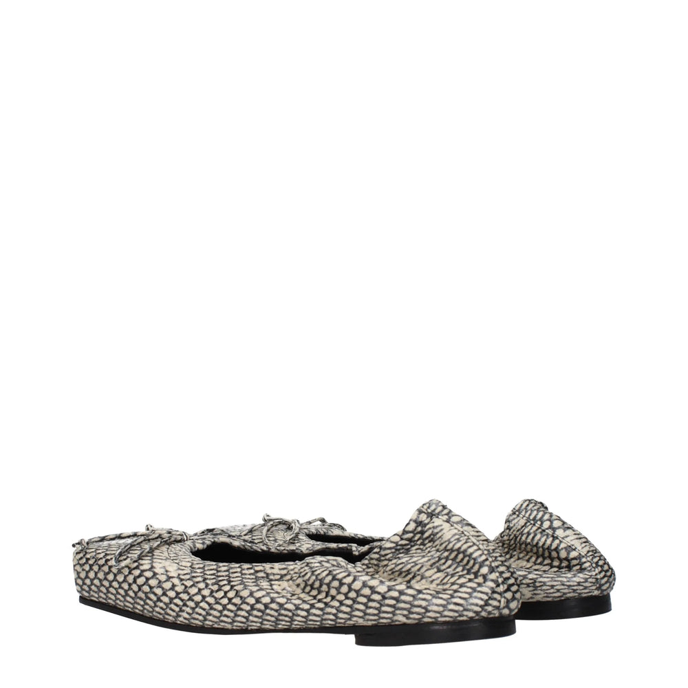 Jacquemus Ballerines en Cuir Beige - Ballerines
